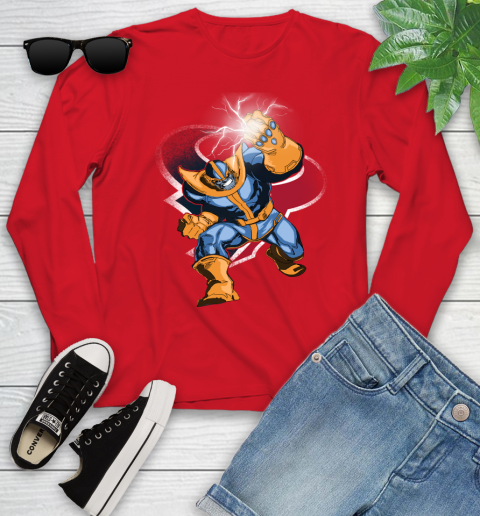 Houston Texans NFL Football Thanos Avengers Infinity War Marvel Youth Long Sleeve 11