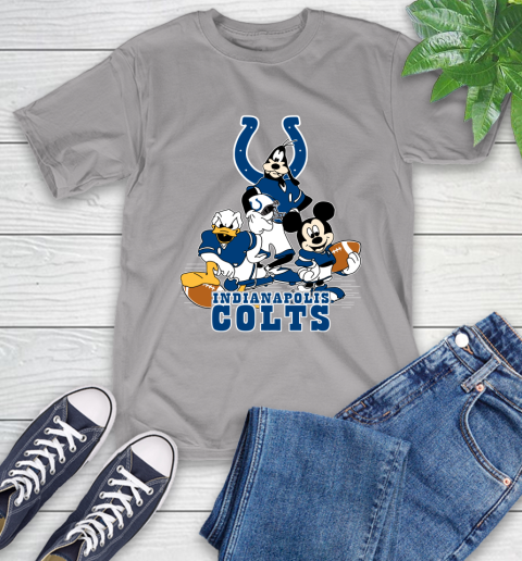 NFL Indianapolis Colts Mickey Mouse Donald Duck Goofy Football Shirt T-Shirt 6