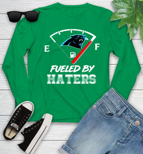 Carolina Panthers NFL Football Fueled By Haters Sports Youth Long Sleeve 7
