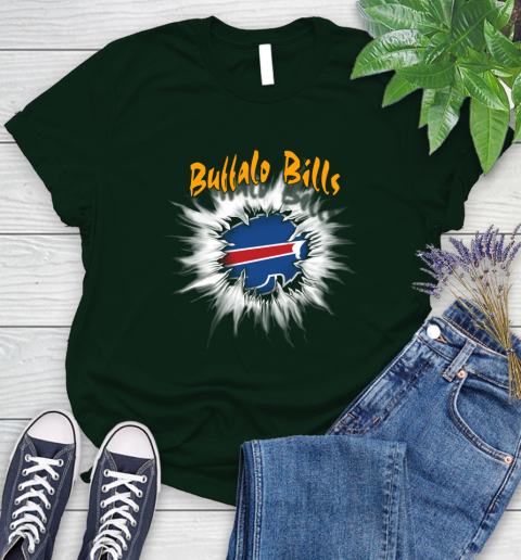 Buffalo Bills NFL Football Adoring Fan Rip Sports Women's T-Shirt 6