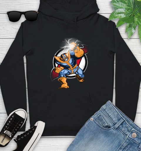 New Jersey Devils NHL Hockey Thanos Avengers Infinity War Marvel Youth Hoodie