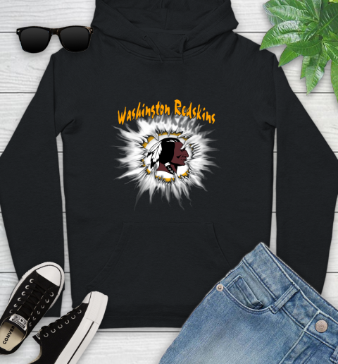 Washington Redskins NFL Football Adoring Fan Rip Sports Youth Hoodie