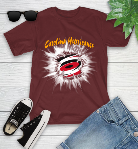 Carolina Hurricanes NHL Hockey Adoring Fan Rip Sports Youth T-Shirt 14