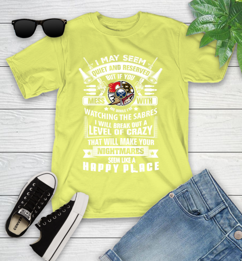Buffalo Sabres NHL Hockey Don't Mess With Me While I'm Watching My Team Sports Youth T-Shirt 10