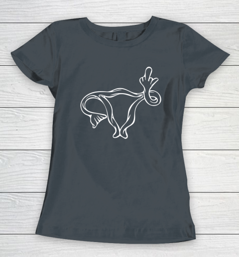 Middle Finger Uterus Women's T-Shirt 3