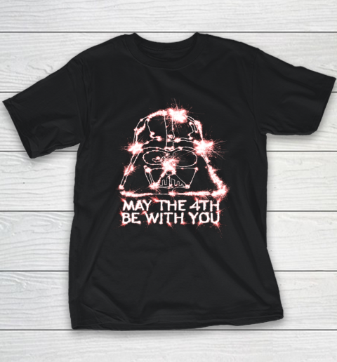 Star Wars Darth Vader May The 4th Be With You Sparkler Youth T-Shirt