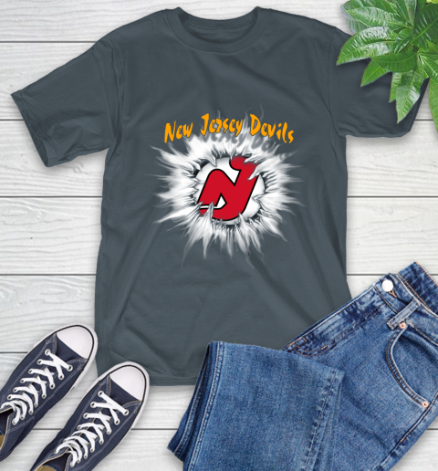 New Jersey Devils NHL Hockey Adoring Fan Rip Sports T-Shirt 10
