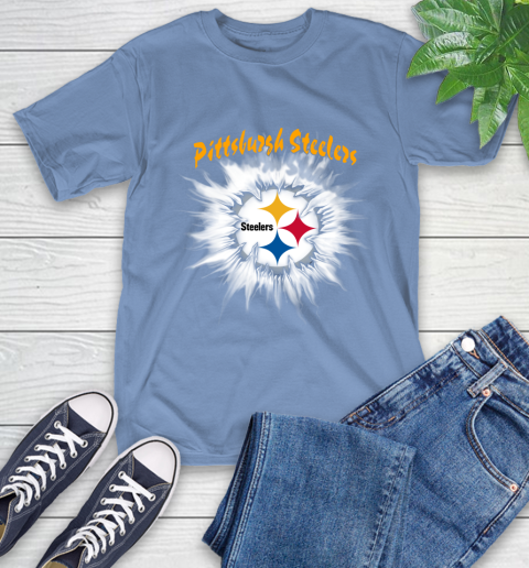 Pittsburgh Steelers NFL Football Adoring Fan Rip Sports T-Shirt 12