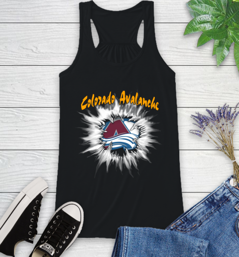 Colorado Avalanche NHL Hockey Adoring Fan Rip Sports Racerback Tank