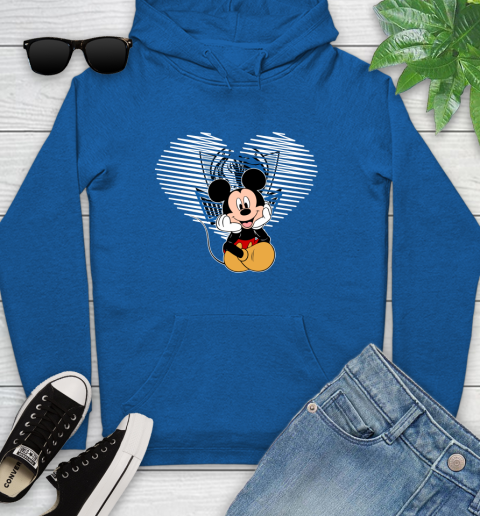 NBA Dallas Mavericks The Heart Mickey Mouse Disney Basketball Youth Hoodie 11