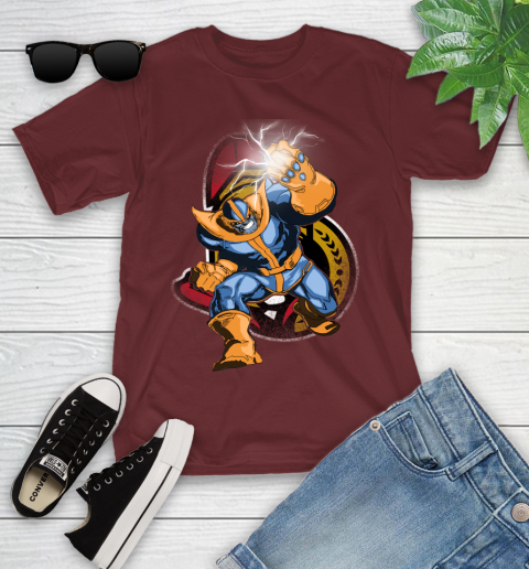 Ottawa Senators NHL Hockey Thanos Avengers Infinity War Marvel Youth T-Shirt 14