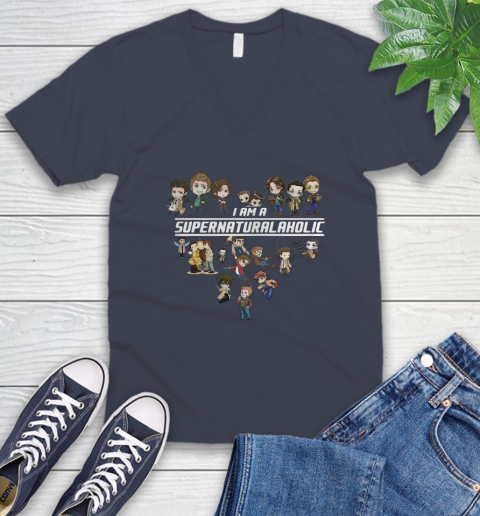 Iam_a_SupernaturalAHolic_Supernatural_A_Holic_Shirt V-Neck T-Shirt 8