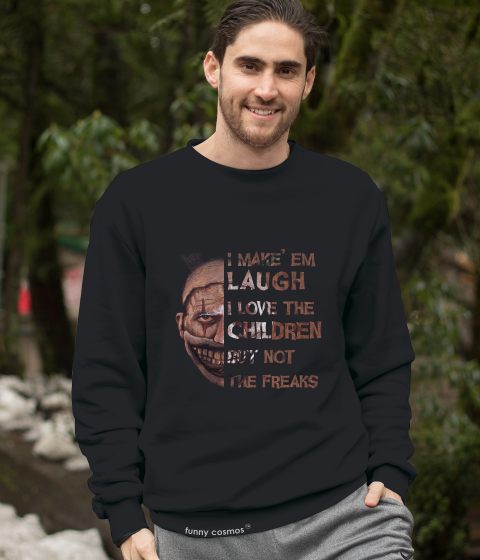 American Horror Story T Shirt, Twisty The Clown T Shirt, I Make' Em Laugh I Love The Children Tshirt