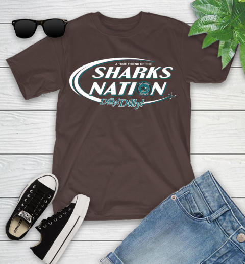 NHL A True Friend Of The San Jose Sharks Dilly Dilly Hockey Sports Youth T-Shirt 7