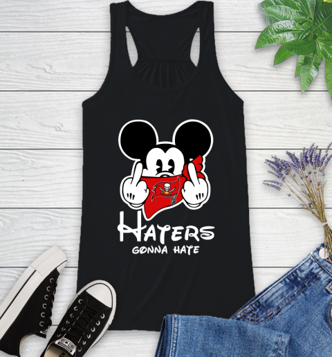 NFL Tampa Bay Buccaneers Haters Gonna Hate Mickey Mouse Disney Football T Shirt_000 Racerback Tank