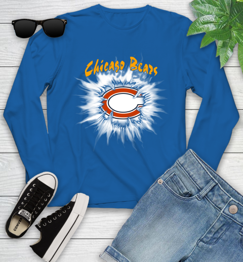 Chicago Bears NFL Football Adoring Fan Rip Sports Youth Long Sleeve 10