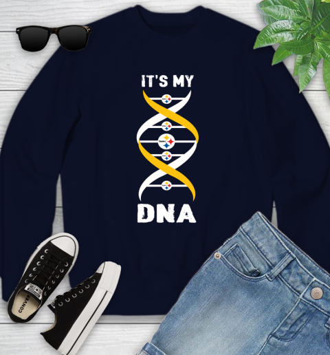 Pittsburgh Steelers NFL Football It's My DNA Sports Youth Sweatshirt 2