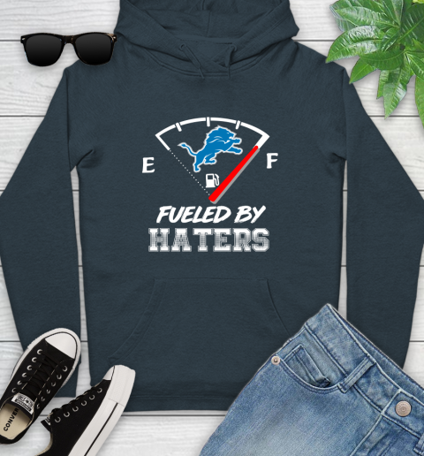 Detroit Lions NFL Football Fueled By Haters Sports Youth Hoodie 10