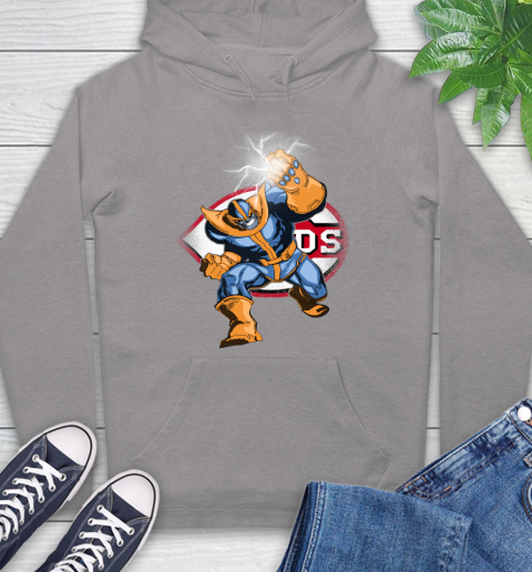 Cincinnati Reds MLB Baseball Thanos Avengers Infinity War Marvel Hoodie 6