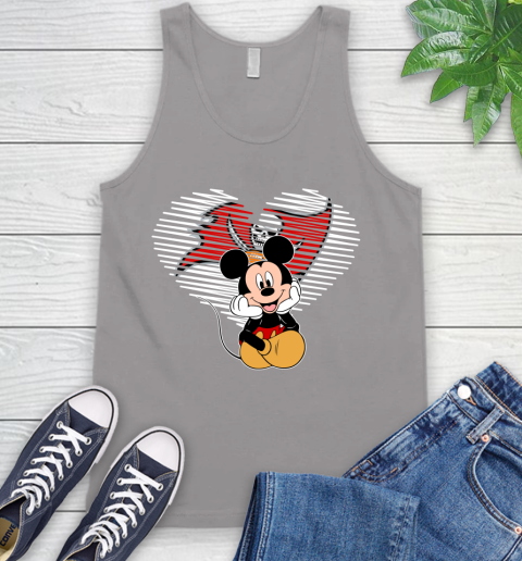 NFL Tampa Bay Buccaneers The Heart Mickey Mouse Disney Football T Shirt_000 Tank Top 3