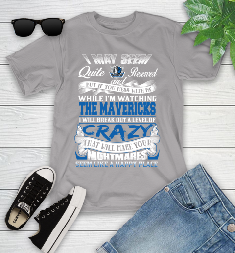 Dallas Mavericks NBA Basketball Don't Mess With Me While I'm Watching My Team Youth T-Shirt 4