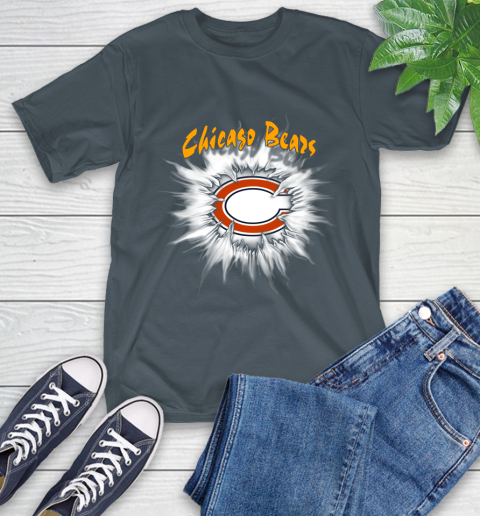 Chicago Bears NFL Football Adoring Fan Rip Sports T-Shirt 10