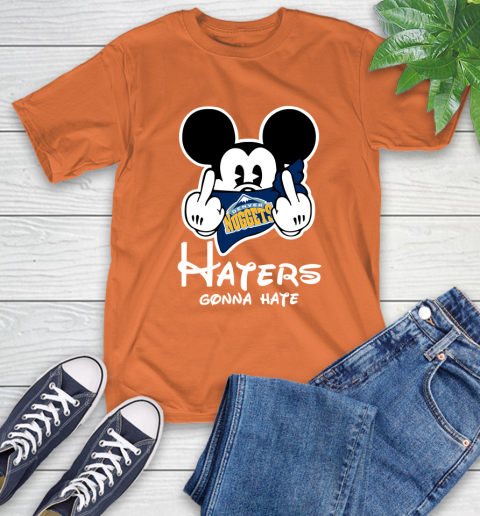 NBA Denver Nuggets Haters Gonna Hate Mickey Mouse Disney Basketball T Shirt T-Shirt 4