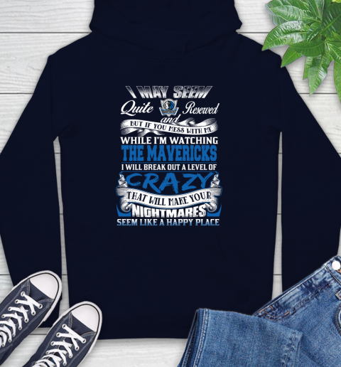 Dallas Mavericks NBA Basketball Don't Mess With Me While I'm Watching My Team Hoodie 3