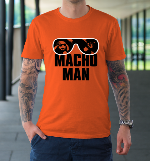 Macho Man Shirt Savage Sunglasses Graphic T-Shirt 10