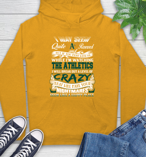 Oakland Athletics MLB Baseball Don't Mess With Me While I'm Watching My Team Hoodie 2