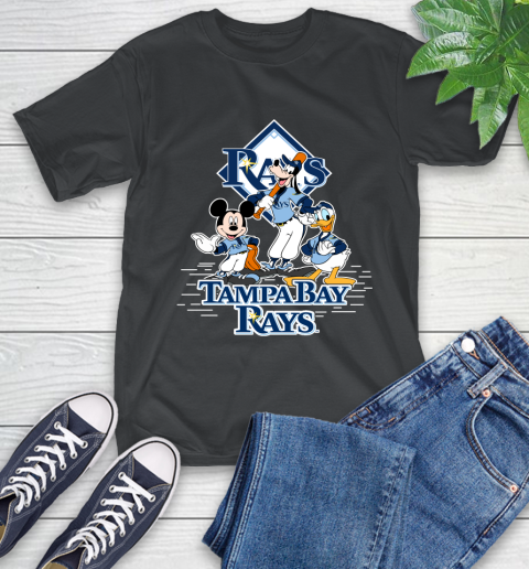 MLB Tampa Bay Rays Mickey Mouse Donald Duck Goofy Baseball T Shirt T-Shirt