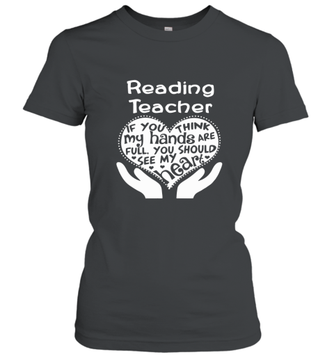 Teachers giftsTeacher shirts READING TEACHER WITH HEART Women T-Shirt