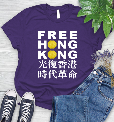 Free Hong Kong Women's T-Shirt 4