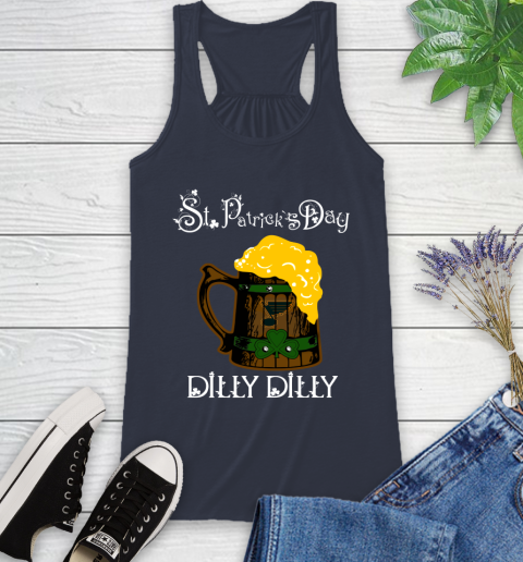NHL St.Louis Blues St Patrick's Day Dilly Dilly Beer Hockey Sports Racerback Tank 10
