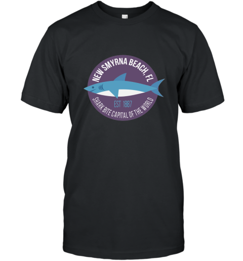 NSB New Smyrna Beach Florida Shark Bite T Shirt T-Shirt
