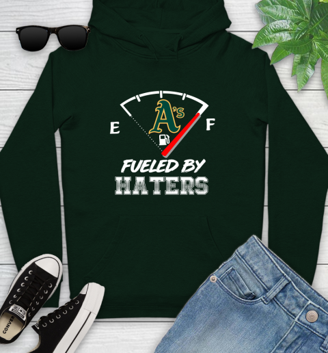 Oakland Athletics MLB Baseball Fueled By Haters Sports Youth Hoodie 14