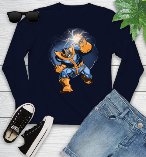 Memphis Grizzlies NBA Basketball Thanos Avengers Infinity War Marvel Youth Long Sleeve 2