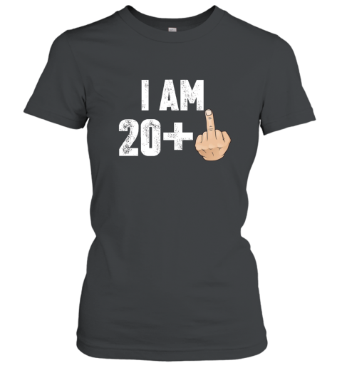 I Am 20 Middle Finger Funny 21st Birthday T Shirt Women T-Shirt