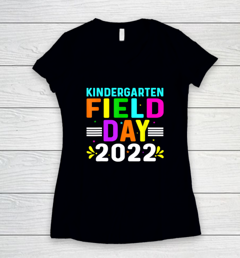 Kindergarten Field Day 2022 Women's V-Neck T-Shirt