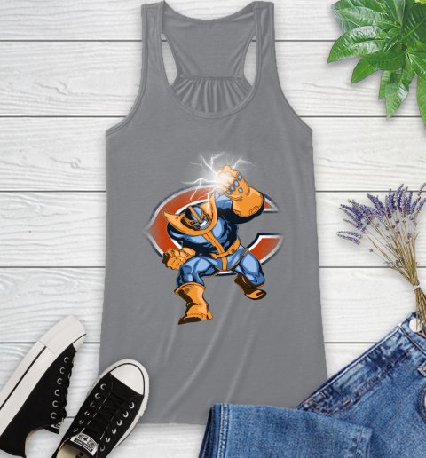 Chicago Bears NFL Football Thanos Avengers Infinity War Marvel Racerback Tank 4