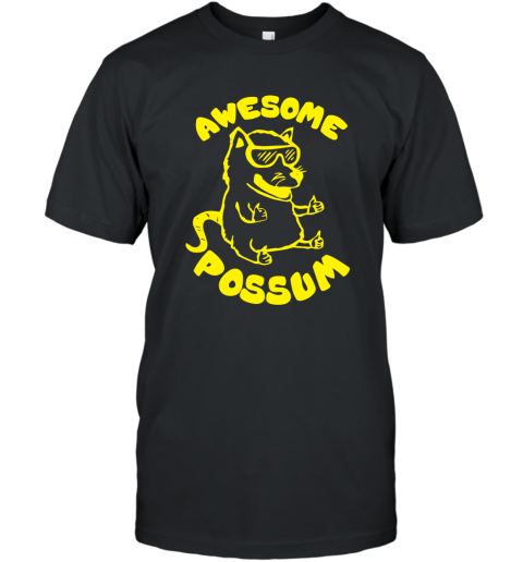 Awesome Possum Graphic T Shirt  Funny Awesome Possum Shirt T-Shirt