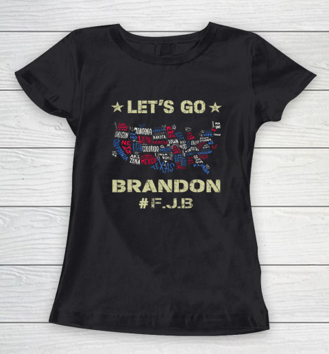Let's Go Brandon Conservative Anti Liberal FJB Women's T-Shirt