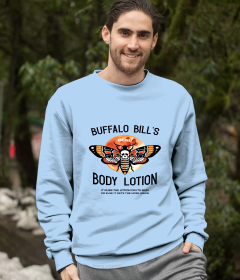 Silence Of The Lamb Tshirt, Buffalo Bill's Body Lotion T Shirt, It Rubs The Lotion On It's Skin Shirt, Halloween Gifts