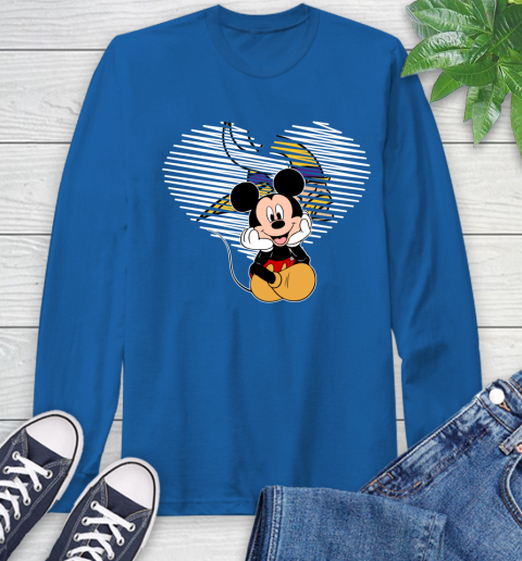 NFL Minnesota Vikings The Heart Mickey Mouse Disney Football T Shirt_000 Long Sleeve T-Shirt 10