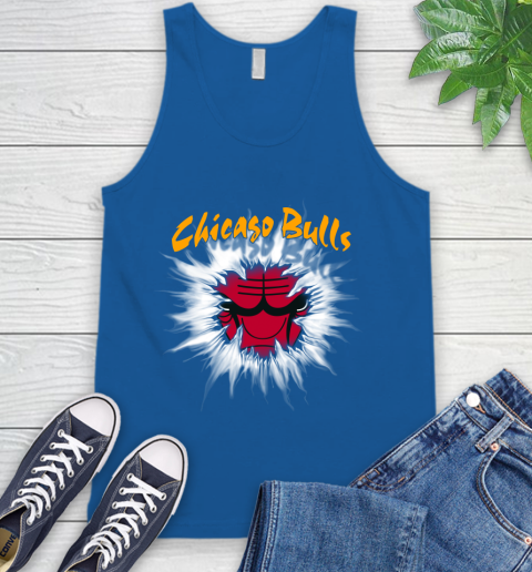 Chicago Bulls NBA Basketball Rip Sports Tank Top 4