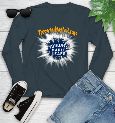 Toronto Maple Leafs NHL Hockey Adoring Fan Rip Sports Youth Long Sleeve 9