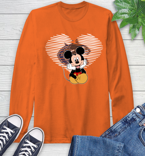 NHL Vancouver Canucks The Heart Mickey Mouse Disney Hockey Long Sleeve T-Shirt 4