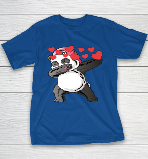 VALENTINE HEART bear DABBING PANDA Youth T-Shirt 15