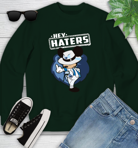 NBA Hey Haters Mickey Basketball Sports Memphis Grizzlies Youth Sweatshirt 9