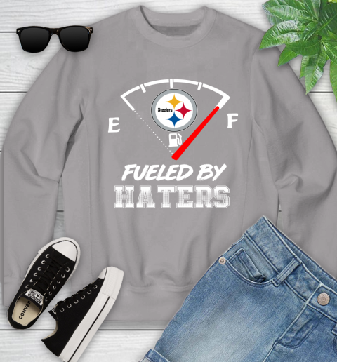 Pittsburgh Steelers NFL Football Fueled By Haters Sports Youth Sweatshirt 3